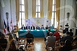 Press conference on the occasion of the first Serbian edition of the competition for sustainable cities of the Eco-Municipality, initiated by the French Embassy in Serbia.Konferencija za medije povodom pprvog srpskog izdanje konkursa za odrzive gra