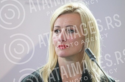 Press conference on the occasion of the first Serbian edition of the competition for sustainable cities of the Eco-Municipality, initiated by the French Embassy in Serbia.Konferencija za medije povodom pprvog srpskog izdanje konkursa za odrzive gra