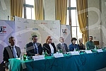 Press conference on the occasion of the first Serbian edition of the competition for sustainable cities of the Eco-Municipality, initiated by the French Embassy in Serbia.Konferencija za medije povodom pprvog srpskog izdanje konkursa za odrzive gra