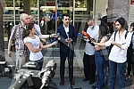 Dobrica Veselinovic addressed the media before the beginning of the session of the Belgrade City Council, on behalf of the councilors of the movement WE DON'T DROWN BELGRADE - WE MUST FOR A GOOD CITY.Dobrica Veselinovic se obratio medijima pred poc