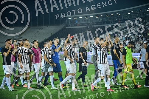 The first match of the playoff for placement in the Conference League between FK Partizan and FK Hamrun Spartans was played at the FK Partizan stadium.Prva utakmica plej-ofa za plasman u Ligu konferencije izmedju FK Partizana i FK Hamrun Spartansa 
