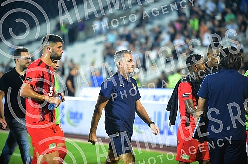 The first match of the playoff for placement in the Conference League between FK Partizan and FK Hamrun Spartans was played at the FK Partizan stadium.Prva utakmica plej-ofa za plasman u Ligu konferencije izmedju FK Partizana i FK Hamrun Spartansa 