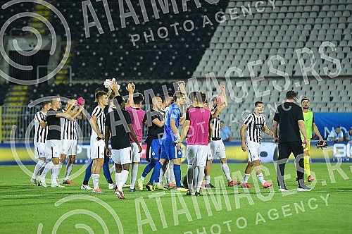 The first match of the playoff for placement in the Conference League between FK Partizan and FK Hamrun Spartans was played at the FK Partizan stadium.Prva utakmica plej-ofa za plasman u Ligu konferencije izmedju FK Partizana i FK Hamrun Spartansa 