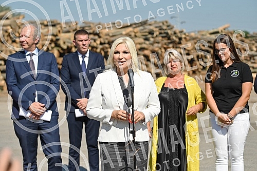 The Minister of Mining and Energy, Zorana Mihajlovic, visited the 