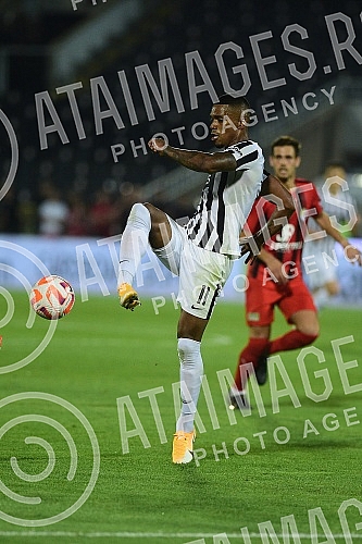 The first match of the playoff for placement in the Conference League between FK Partizan and FK Hamrun Spartans was played at the FK Partizan stadium.Prva utakmica plej-ofa za plasman u Ligu konferencije izmedju FK Partizana i FK Hamrun Spartansa 