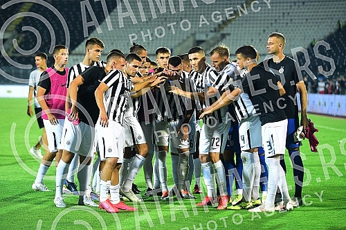The first match of the playoff for placement in the Conference League between FK Partizan and FK Hamrun Spartans was played at the FK Partizan stadium.Prva utakmica plej-ofa za plasman u Ligu konferencije izmedju FK Partizana i FK Hamrun Spartansa 