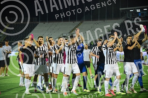 The first match of the playoff for placement in the Conference League between FK Partizan and FK Hamrun Spartans was played at the FK Partizan stadium.Prva utakmica plej-ofa za plasman u Ligu konferencije izmedju FK Partizana i FK Hamrun Spartansa 
