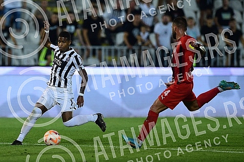 The first match of the playoff for placement in the Conference League between FK Partizan and FK Hamrun Spartans was played at the FK Partizan stadium.Prva utakmica plej-ofa za plasman u Ligu konferencije izmedju FK Partizana i FK Hamrun Spartansa 