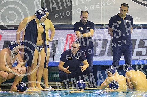 The match of the second round of the Premier Regional Water Polo League between VK Crvena Zvezda and VK Primorac.Utakmica drugog kola Premijer regionalne vaterpolo lige izmedju VK Crvena zvezda i VK Primorac.