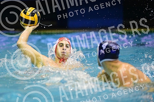 The match of the second round of the Premier Regional Water Polo League between VK Crvena Zvezda and VK Primorac.Utakmica drugog kola Premijer regionalne vaterpolo lige izmedju VK Crvena zvezda i VK Primorac.
