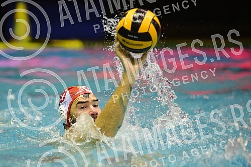 The match of the second round of the Premier Regional Water Polo League between VK Crvena Zvezda and VK Primorac.Utakmica drugog kola Premijer regionalne vaterpolo lige izmedju VK Crvena zvezda i VK Primorac.