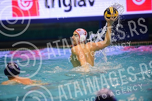 The match of the second round of the Premier Regional Water Polo League between VK Crvena Zvezda and VK Primorac.Utakmica drugog kola Premijer regionalne vaterpolo lige izmedju VK Crvena zvezda i VK Primorac.