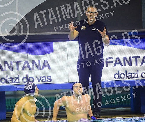 The match of the second round of the Premier Regional Water Polo League between VK Crvena Zvezda and VK Primorac.Utakmica drugog kola Premijer regionalne vaterpolo lige izmedju VK Crvena zvezda i VK Primorac.