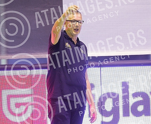 The match of the second round of the Premier Regional Water Polo League between VK Crvena Zvezda and VK Primorac.Utakmica drugog kola Premijer regionalne vaterpolo lige izmedju VK Crvena zvezda i VK Primorac.