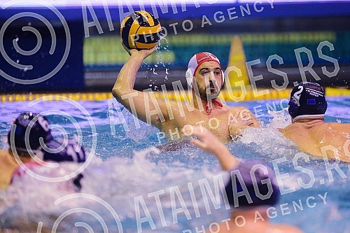 The match of the second round of the Premier Regional Water Polo League between VK Crvena Zvezda and VK Primorac.Utakmica drugog kola Premijer regionalne vaterpolo lige izmedju VK Crvena zvezda i VK Primorac.