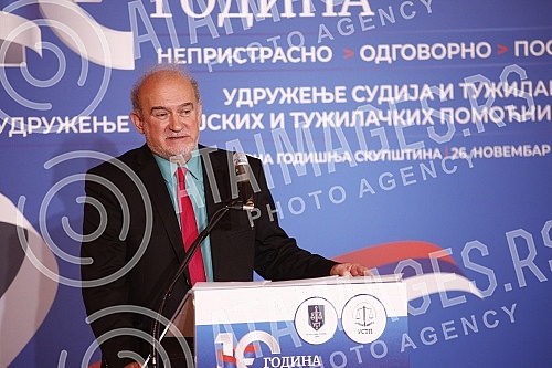 Regular annual assembly on the occasion of marking 10 years since the founding of the Association of Judges and Prosecutors of Serbia and the Association of Judges and Prosecutors' Assistants.Redovna godisnja skupstina povodom obelezavanja 10 godin