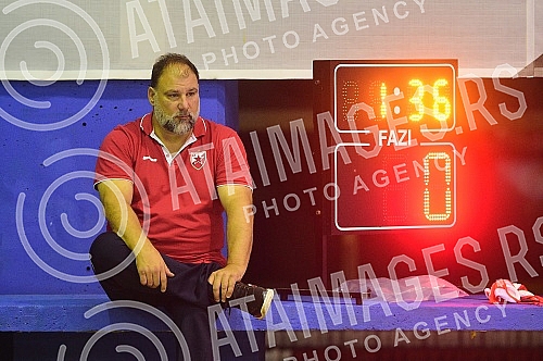 The match of the second round of the Premier Regional Water Polo League between VK Crvena Zvezda and VK Primorac.Utakmica drugog kola Premijer regionalne vaterpolo lige izmedju VK Crvena zvezda i VK Primorac.