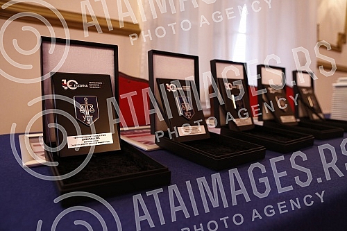 Regular annual assembly on the occasion of marking 10 years since the founding of the Association of Judges and Prosecutors of Serbia and the Association of Judges and Prosecutors' Assistants.Redovna godisnja skupstina povodom obelezavanja 10 godin