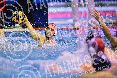 The match of the second round of the Premier Regional Water Polo League between VK Crvena Zvezda and VK Primorac.Utakmica drugog kola Premijer regionalne vaterpolo lige izmedju VK Crvena zvezda i VK Primorac.