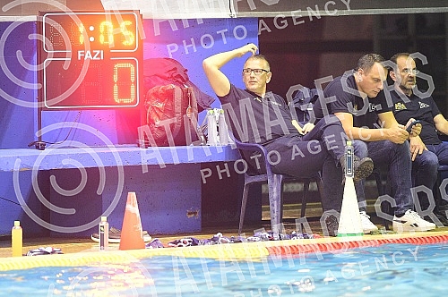 The match of the second round of the Premier Regional Water Polo League between VK Crvena Zvezda and VK Primorac.Utakmica drugog kola Premijer regionalne vaterpolo lige izmedju VK Crvena zvezda i VK Primorac.