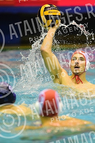 The match of the second round of the Premier Regional Water Polo League between VK Crvena Zvezda and VK Primorac.Utakmica drugog kola Premijer regionalne vaterpolo lige izmedju VK Crvena zvezda i VK Primorac.