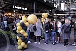 The first Coffee Shop Starbucks opened in Belgrade - Serbia.Prva radnja Starbaks otvoren u Beogradu - Srbiji.