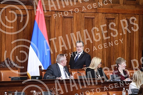 The tenth special session of the National Assembly of the Republic of Serbia in the Twelfth Convocation, at which the Act amending the Constitution of Serbia was promulgated.Deseta posebna sednica Narodne skupstine Republike Srbije u Dvanaestom saz