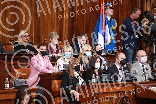 The tenth special session of the National Assembly of the Republic of Serbia in the Twelfth Convocation, at which the Act amending the Constitution of Serbia was promulgated.Deseta posebna sednica Narodne skupstine Republike Srbije u Dvanaestom saz