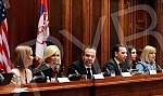 In the small hall of the House of the National Assembly, a conference was held on the topic: National research on the factors that contribute to the effect of the glass ceiling for women in business.U maloj sali Doma Narodne skupstine odrzana je ko