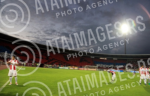UEFA Champions League qualification match between FK Crvena Zvezda (Serbia) and FC Valletta (Malta) played at Rajko Mitic stadium. Utakmica kvalifikacija za Ligu Sampiona izmedju FK Crvena Zvezda i FK Valeta odigrana na stadionu Rajko Mitic.