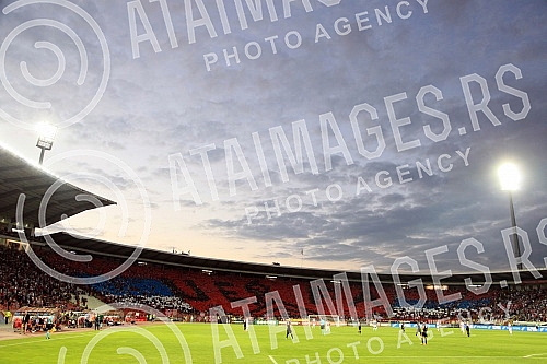 UEFA Champions League qualification match between FK Crvena Zvezda (Serbia) and FC Valletta (Malta) played at Rajko Mitic stadium. Utakmica kvalifikacija za Ligu Sampiona izmedju FK Crvena Zvezda i FK Valeta odigrana na stadionu Rajko Mitic.
