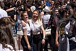 raduates of nis secondary vocational schools and grammar schoolsdanced the traditional Prom at the King of Milan Square at noon to the sounds of waltzes, which symbolically ended their schooling.Maturanti niskih srednjih strucnih skola i gimnazija 