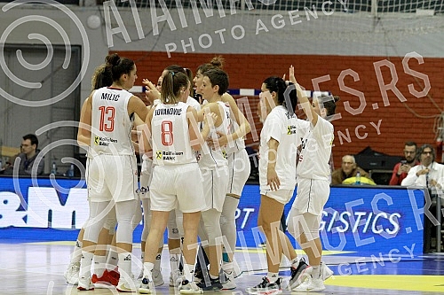 First round of qualifications for the FIBA Women's EuroBasket 2021, a match between the Serbian and Turkish teams.Prvo kolo kvalifikacija za FIBA Women's EuroBasket 2021, utakmica izmedju ekipa Srbije i Turske.