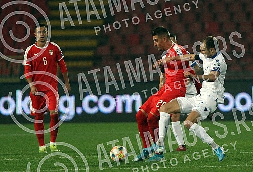 The match between the national teams of Serbia and luxembourg within the qualifications for the European Championship 2020.Utakmica izmedju reprezentacija Srbije i Luksemburga u okviru kvalifikacija za Evropsko prvenstvo 2020.