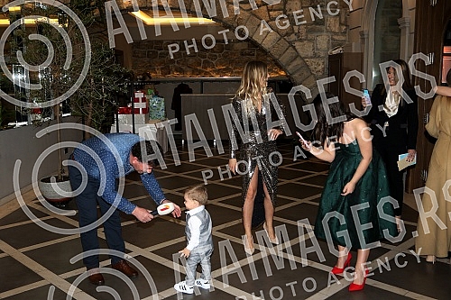 Celebration of first birthday of David Jovic, son of Luka Jovic and Andjela Manitasevic.Proslava prvog rodjendana Davida Jovica, sina Luke Jovica i Andjele Manitasevic. 