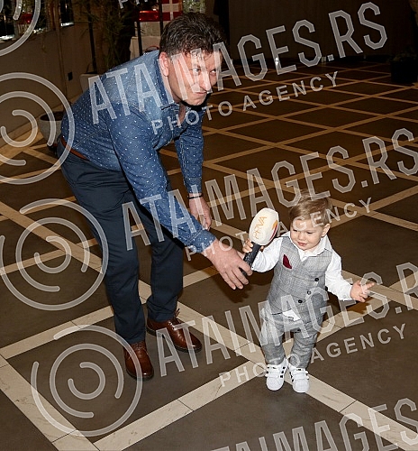 Celebration of first birthday of David Jovic, son of Luka Jovic and Andjela Manitasevic.Proslava prvog rodjendana Davida Jovica, sina Luke Jovica i Andjele Manitasevic. 