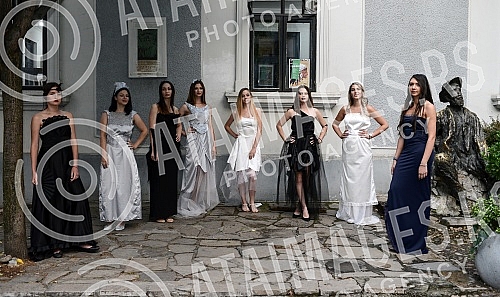 Fashion show - Fashion timeline Jelena Zlatkovic Velickovic held in the house of Djure Jaksica.Modna revija - Modni vremeplov Jelene Zlatkovic Velickovic odrzan u kuci Djure Jaksica.