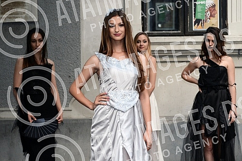 Fashion show - Fashion timeline Jelena Zlatkovic Velickovic held in the house of Djure Jaksica.Modna revija - Modni vremeplov Jelene Zlatkovic Velickovic odrzan u kuci Djure Jaksica.