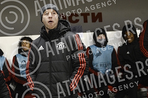 UEFA YOUTH League match between FK Brodarac and Manchester United held at Vozdovac Stadium. Utakmica UEFA Lige Mladih izmedju FK Brodarac i Mancester Junajted odigrana  na stadionu Vozdovca. 