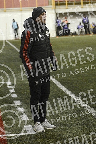 UEFA YOUTH League match between FK Brodarac and Manchester United held at Vozdovac Stadium. Utakmica UEFA Lige Mladih izmedju FK Brodarac i Mancester Junajted odigrana  na stadionu Vozdovca. 