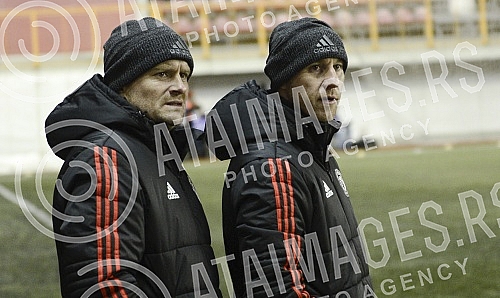 UEFA YOUTH League match between FK Brodarac and Manchester United held at Vozdovac Stadium. Utakmica UEFA Lige Mladih izmedju FK Brodarac i Mancester Junajted odigrana  na stadionu Vozdovca. 