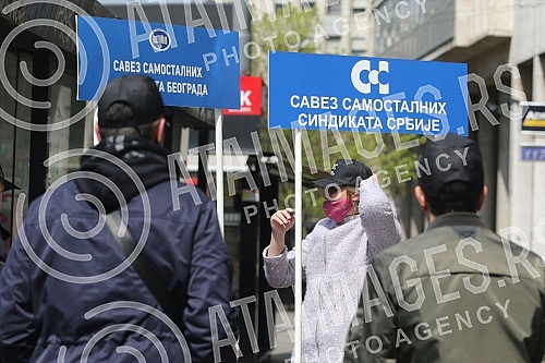 Promotion of safety and health at work, during which the Federation of Independent Trade Unions of Serbia pointed out to the citizens the importance of prevention in order to save life and health during work.Promocija bezbednosti i zdravlja na radu