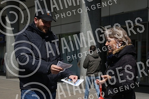 Promotion of safety and health at work, during which the Federation of Independent Trade Unions of Serbia pointed out to the citizens the importance of prevention in order to save life and health during work.Promocija bezbednosti i zdravlja na radu