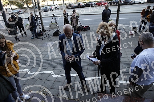 The Democratic Party and the Assembly of Free Serbia held a joint press conference in front of the Ministry of Health and Of the Republic Public Prosecutor's Office, and the topic of the conference was the filing of criminal charges against the Prime