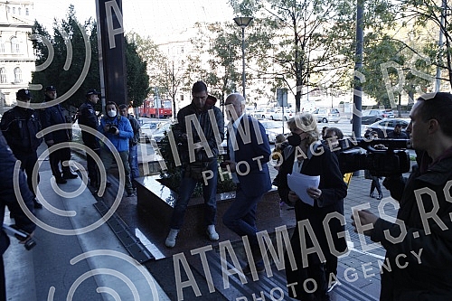 The Democratic Party and the Assembly of Free Serbia held a joint press conference in front of the Ministry of Health and Of the Republic Public Prosecutor's Office, and the topic of the conference was the filing of criminal charges against the Prime