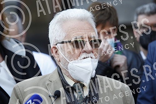 The Democratic Party and the Assembly of Free Serbia held a joint press conference in front of the Ministry of Health and Of the Republic Public Prosecutor's Office, and the topic of the conference was the filing of criminal charges against the Prime