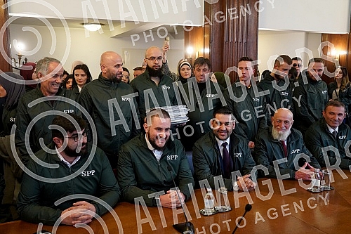 The Party of Justice and Reconciliation handed over the list for the parliamentary elections to the MUFTI'S TAX - Party of Justice and Reconciliation - Usame Zukorlic and certified statements of voters who support her at the seat of the Republic Elec