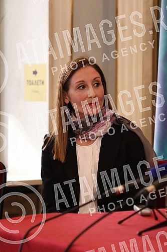 A press conference was held at the National Theater on the occasion of the guest performance of a drama and ballet play from the National Theater in Sarajevo.U Narodnom pozoristu odrzana je konferencija za novinare povodom gostovanja dramske i bale