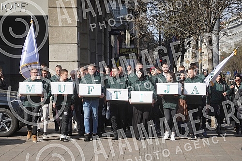 The Party of Justice and Reconciliation handed over the list for the parliamentary elections to the MUFTI'S TAX - Party of Justice and Reconciliation - Usame Zukorlic and certified statements of voters who support her at the seat of the Republic Elec