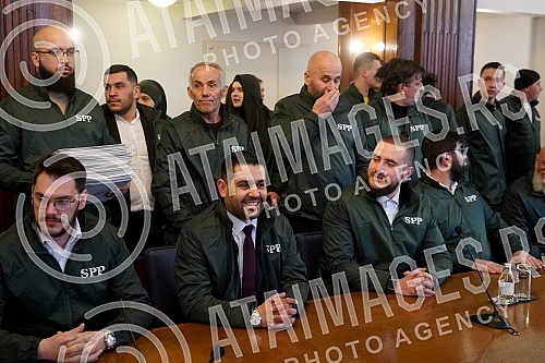 The Party of Justice and Reconciliation handed over the list for the parliamentary elections to the MUFTI'S TAX - Party of Justice and Reconciliation - Usame Zukorlic and certified statements of voters who support her at the seat of the Republic Elec